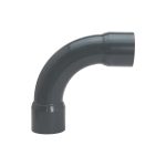 IBG® bend 90° made of PVC pipe, grey